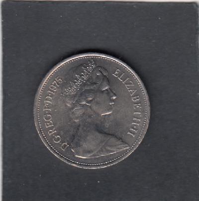 Beschrijving: 10 Pence ELIZABETH II